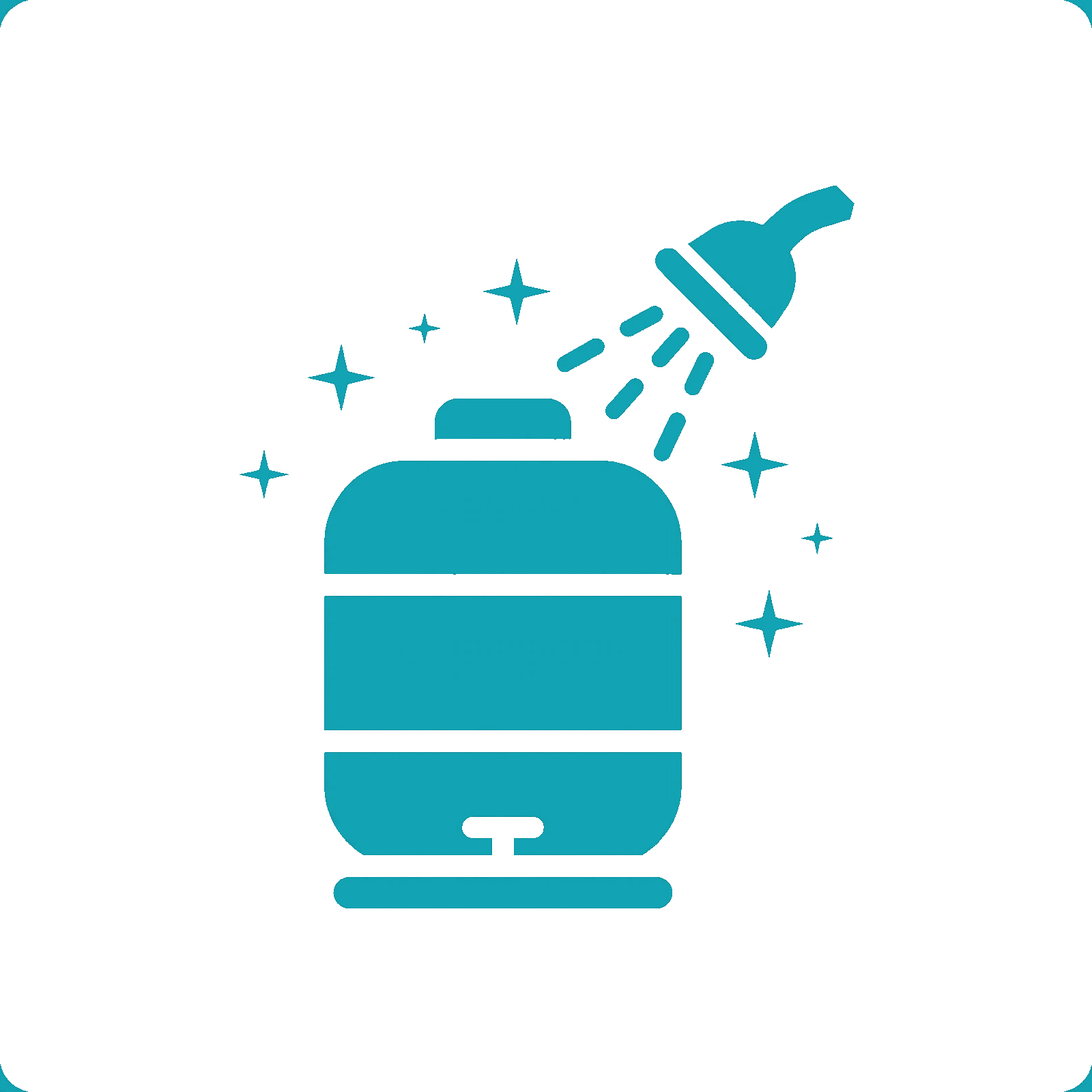 Cleaning and Disinfection type icon transparent