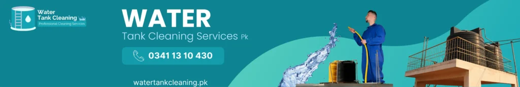 Home 3 Water tank cleaning Services pakistan with phone number in image to call to services